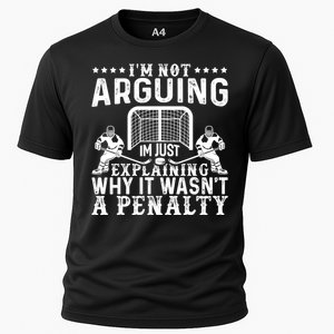 Funny Hockey Hockey Player Arguing Gift Cooling Performance Crew T-Shirt