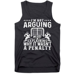 Funny Hockey Hockey Player Arguing Gift Tank Top