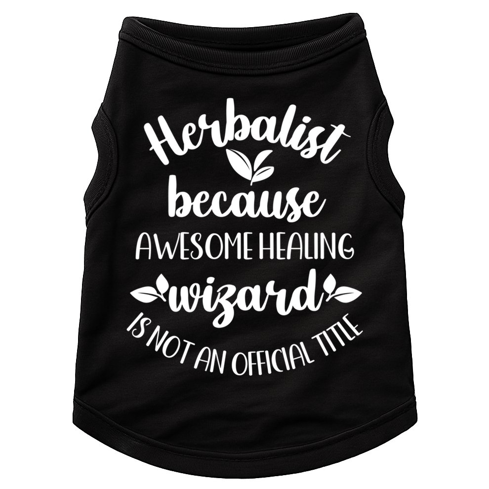Funny Herbalist Herbalism Plant Medicine Gift Doggie Tank