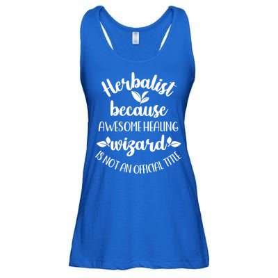 Funny Herbalist Herbalism Plant Medicine Gift Ladies Essential Flowy Tank