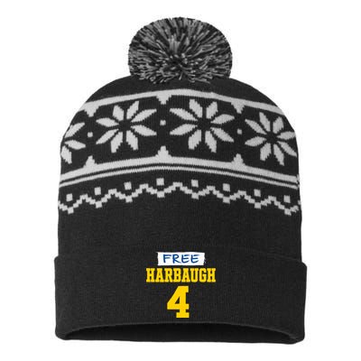 Free HarbaughFree Harbaugh USA-Made Snowflake Beanie