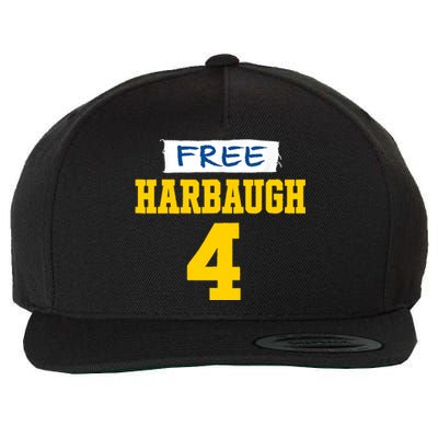 Free HarbaughFree Harbaugh Wool Snapback Cap