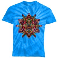 Fatima Hand Hamsa Mandala Tee Pilates Yoga Lover Kids Tie-Dye T-Shirt