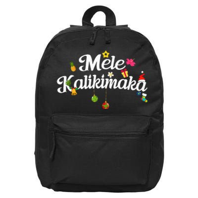 Festive Hawaiian Holiday Celebration 16 in Basic Backpack