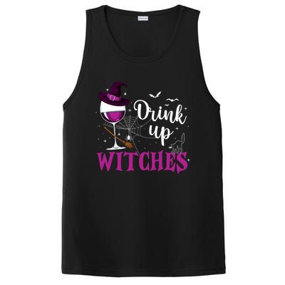 Funny Halloween Hat Up Witches Funny Up Witches Gift PosiCharge Competitor Tank