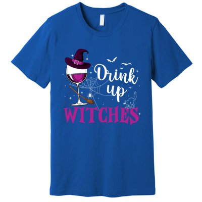 Funny Halloween Hat Up Witches Funny Up Witches Gift Premium T-Shirt