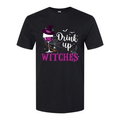 Funny Halloween Hat Up Witches Funny Up Witches Gift Softstyle CVC T-Shirt