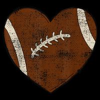 Football Heart I Love Football Red Toddler Hoodie