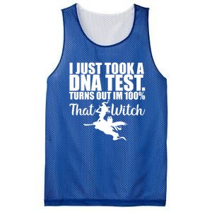 Funny Halloween Im 100% Percent That Witch Gift Mesh Reversible Basketball Jersey Tank