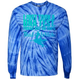 Funny Halloween Im 100% Percent That Witch Gift Tie-Dye Long Sleeve Shirt