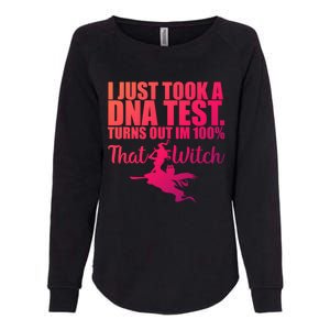 Funny Halloween Im 100% Percent That Witch Gift Womens California Wash Sweatshirt