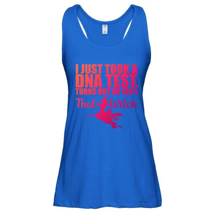 Funny Halloween Im 100% Percent That Witch Gift Ladies Essential Flowy Tank