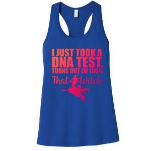 Funny Halloween Im 100% Percent That Witch Gift Women's Racerback Tank