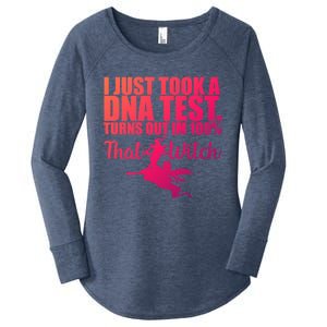 Funny Halloween Im 100% Percent That Witch Gift Women's Perfect Tri Tunic Long Sleeve Shirt