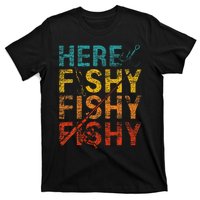 funny Happiness is A Big Fish And A Witness Fishing T-Shirt