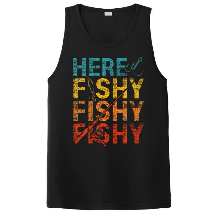 funny Happiness is A Big Fish And A Witness Fishing PosiCharge Competitor Tank