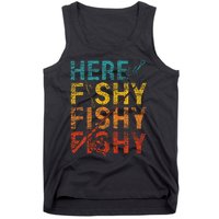 funny Happiness is A Big Fish And A Witness Fishing Tank Top