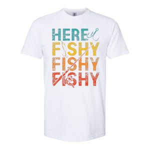 funny Happiness is A Big Fish And A Witness Fishing Softstyle CVC T-Shirt