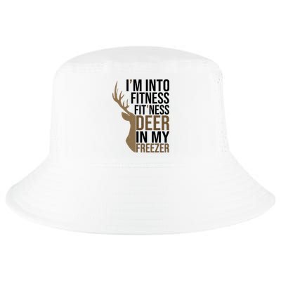 Funny Hunter Im Into Fitness Deer Freezer Hunting Cool Comfort Performance Bucket Hat