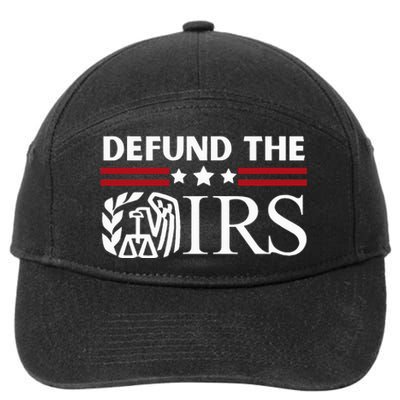 Funny Humor IRS Defund The IRS 7-Panel Snapback Hat