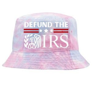 Funny Humor IRS Defund The IRS Tie-Dyed Bucket Hat