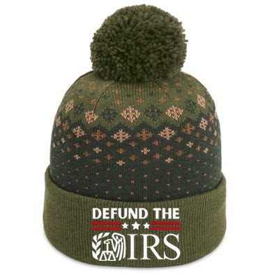 Funny Humor IRS Defund The IRS The Baniff Cuffed Pom Beanie