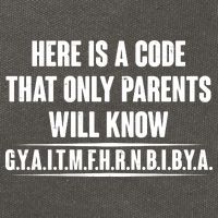 Funny Here Is A Code That Only Parents Will Know Cotton Canvas Backpack