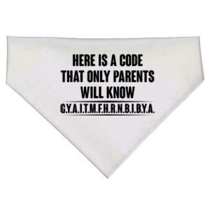 Funny Here Is A Code That Only Parents Will Know USA-Made Doggie Bandana