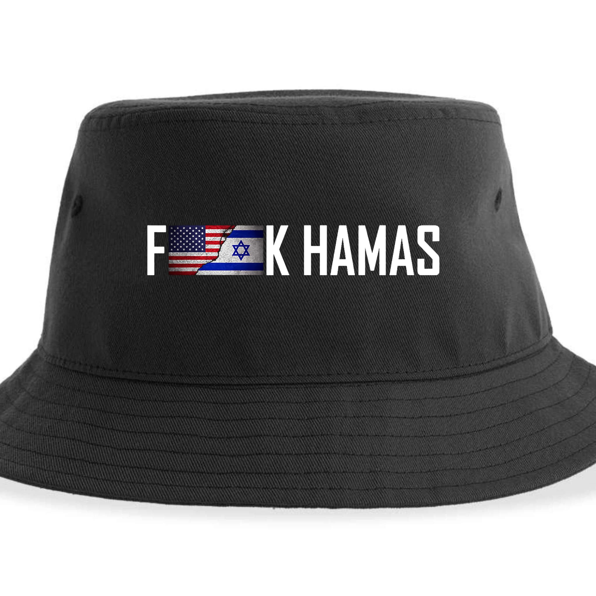 F*Ck Hamas Israel Strong Pray Sustainable Bucket Hat