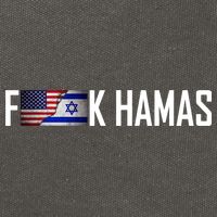 F*Ck Hamas Israel Strong Pray Cotton Canvas Backpack