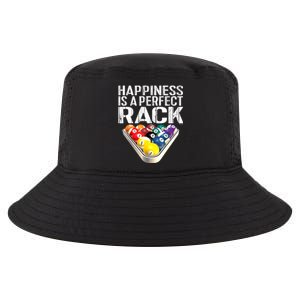 Funny Happiness Is A Perfect Rack Billiards Pool Gift Cool Comfort Performance Bucket Hat