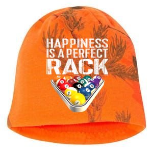 Funny Happiness Is A Perfect Rack Billiards Pool Gift Kati - Camo Knit Beanie