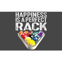 Funny Happiness Is A Perfect Rack Billiards Pool Gift Bumper Sticker