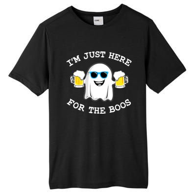 Funny Halloween Im Just Here For The Boos Beer Gift Tall Fusion ChromaSoft Performance T-Shirt