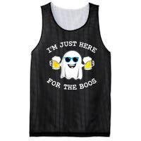 Funny Halloween Im Just Here For The Boos Beer Gift Mesh Reversible Basketball Jersey Tank