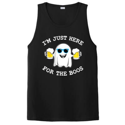 Funny Halloween Im Just Here For The Boos Beer Gift PosiCharge Competitor Tank