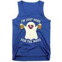 Funny Halloween Im Just Here For The Boos Cute Ghost Funny Gift Tank Top