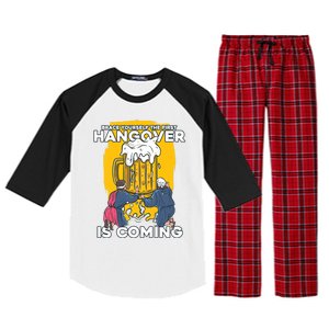 First Hangover Is Coming Funny New Year 2021 Beer Lover Gift Raglan Sleeve Pajama Set