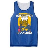 First Hangover Is Coming Funny New Year 2021 Beer Lover Gift Mesh Reversible Basketball Jersey Tank