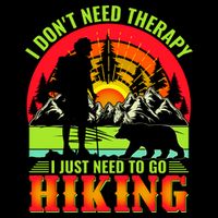 Funny Hiking I Do Not Need Therapy I Just Need To Go Hiking Wool Snapback Cap