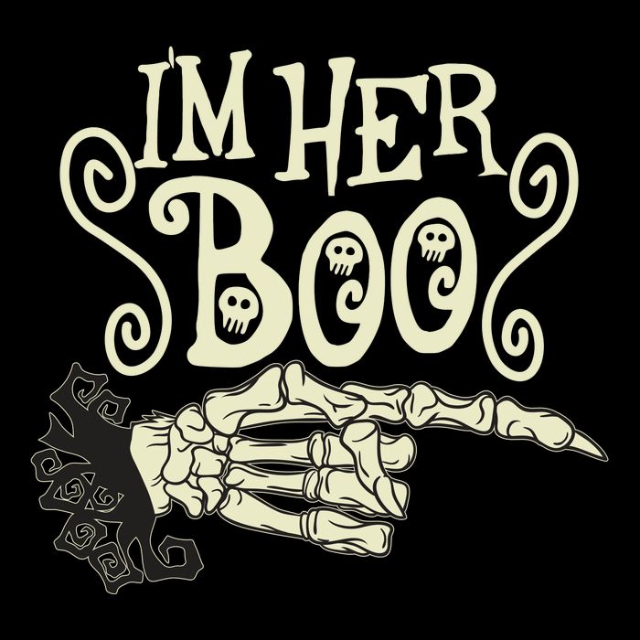 Funny Halloween I'm Her Boo Matching Couple Shirts Impact Tech Backpack