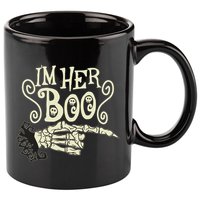 Funny Halloween I'm Her Boo Matching Couple Shirts 11oz C Handle Ceramic Mug