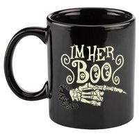 Funny Halloween I'm Her Boo Matching Couple Shirts 11oz C Handle Ceramic Mug