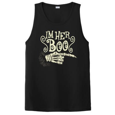 Funny Halloween I'm Her Boo Matching Couple Shirts PosiCharge Competitor Tank