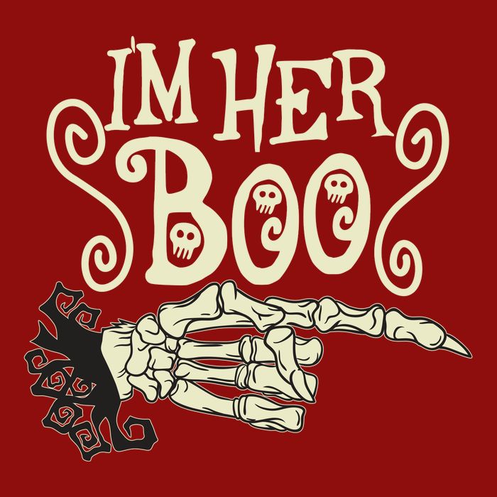 Funny Halloween I'm Her Boo Matching Couple Shirts Cooling Performance Crew T-Shirt