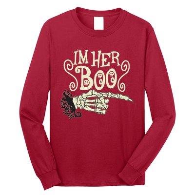 Funny Halloween I'm Her Boo Matching Couple Shirts Long Sleeve Shirt