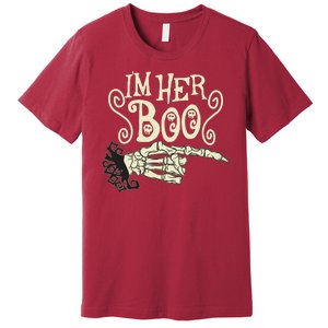 Funny Halloween I'm Her Boo Matching Couple Shirts Premium T-Shirt