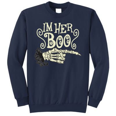 Funny Halloween I'm Her Boo Matching Couple Shirts Sweatshirt