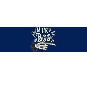 Funny Halloween I'm Her Boo Matching Couple Shirts Bumper Sticker