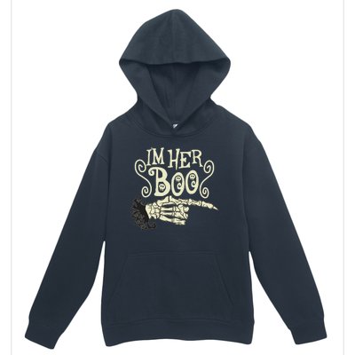 Funny Halloween I'm Her Boo Matching Couple Shirts Urban Pullover Hoodie